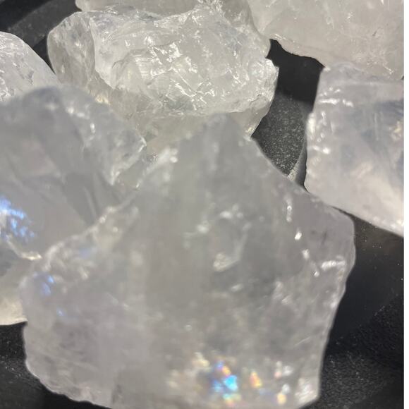 Crystal Rock Other - Rough / Raw Clear Quartz Crystal Rock for Tumbling